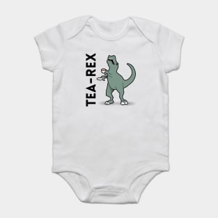 Tea-Rex - Dinosaur Pun Design Baby Bodysuit